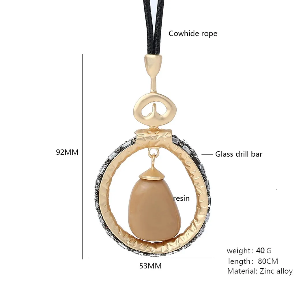 Trending Products Long Collares Chains Necklace Vintage Jewelry for Women