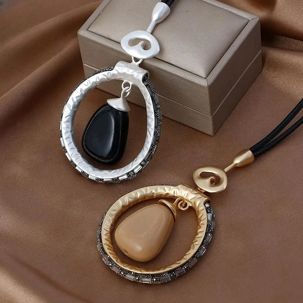 Trending Products Long Collares Chains Necklace Vintage Jewelry for Women