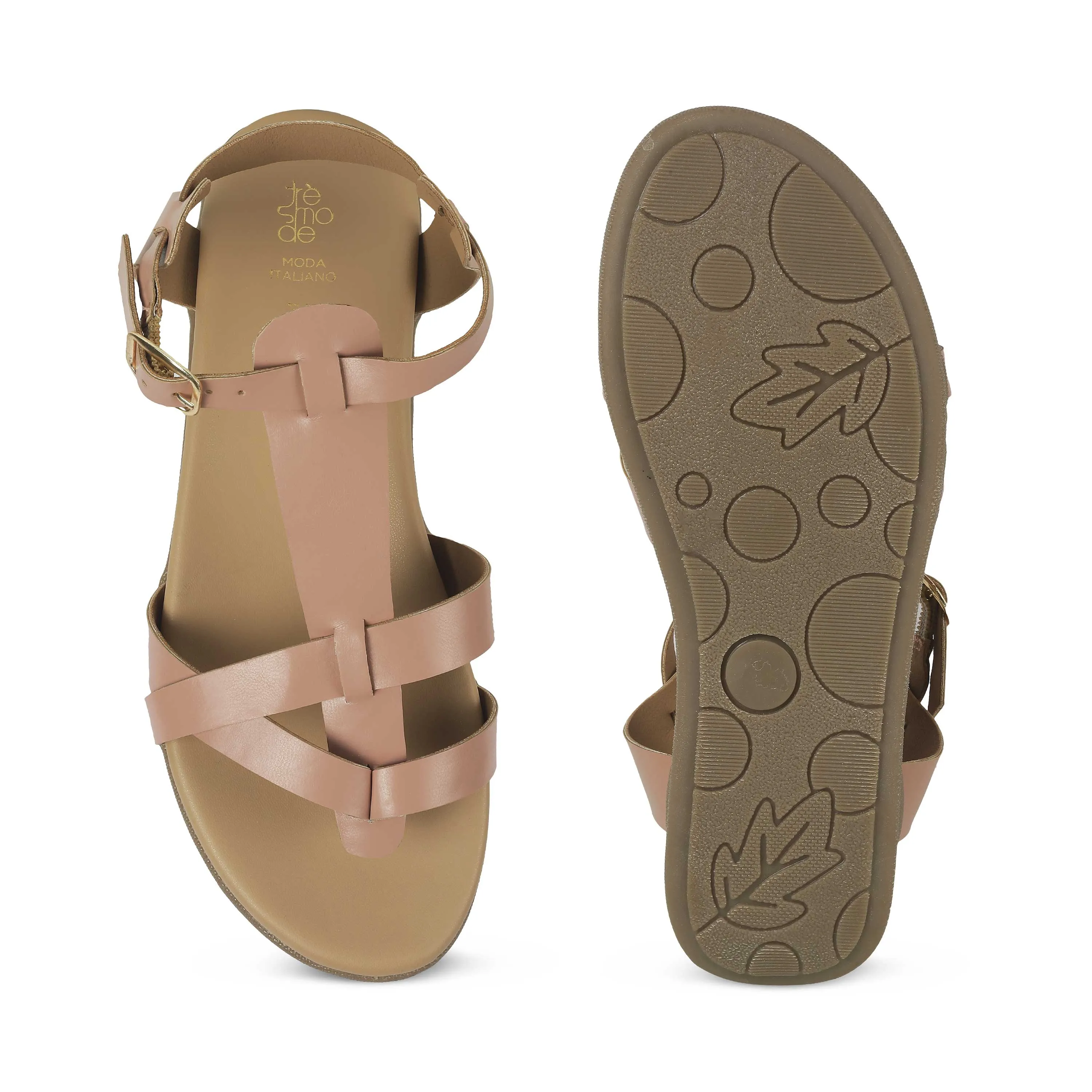 Tresmode Saglad Pink Women's Casual Platform Flats