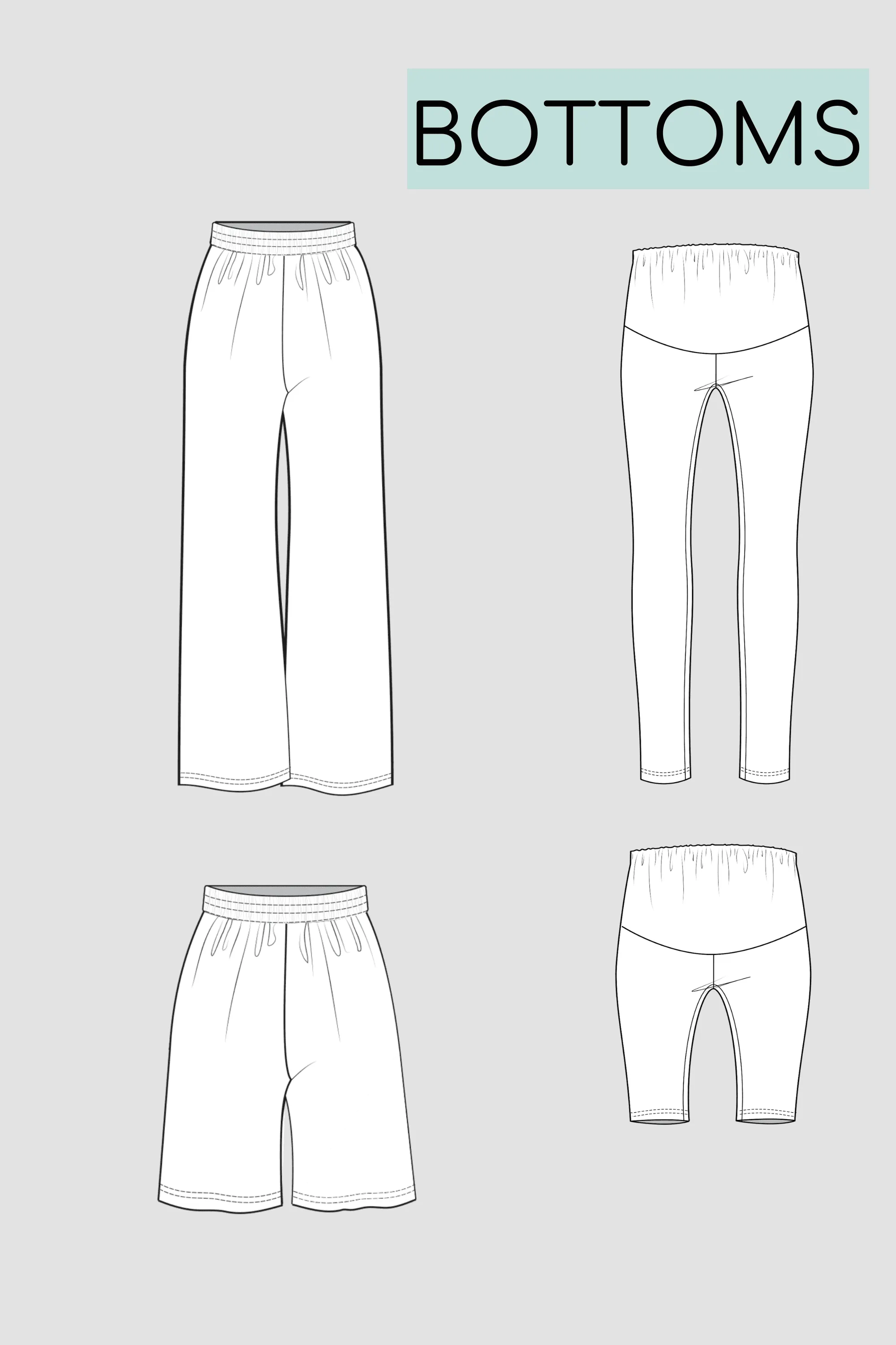Ultimate Maternity Sewing Patterns Bundle | 14 1 Customizable Designs