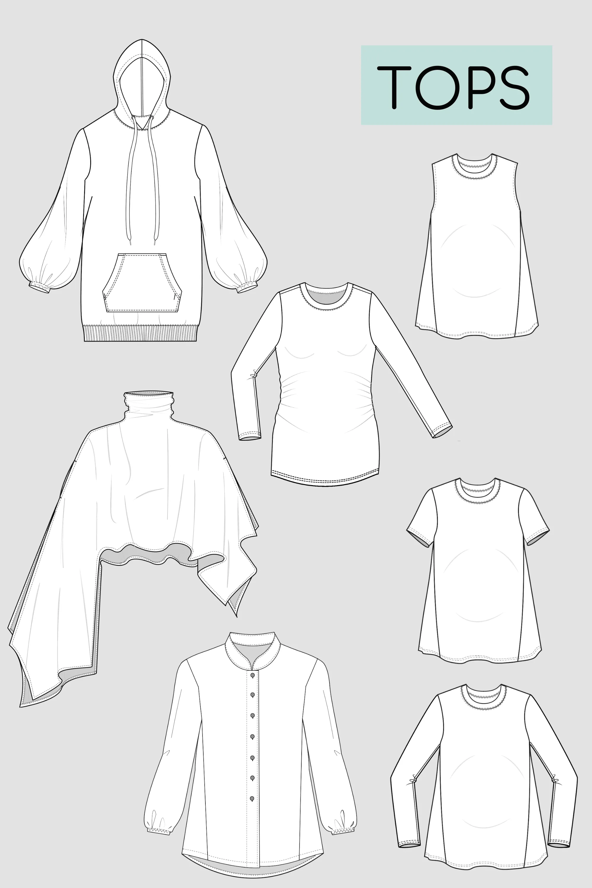 Ultimate Maternity Sewing Patterns Bundle | 14 1 Customizable Designs