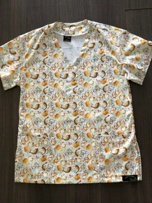 Unisex Australian Animals Nurse Scrub Tops