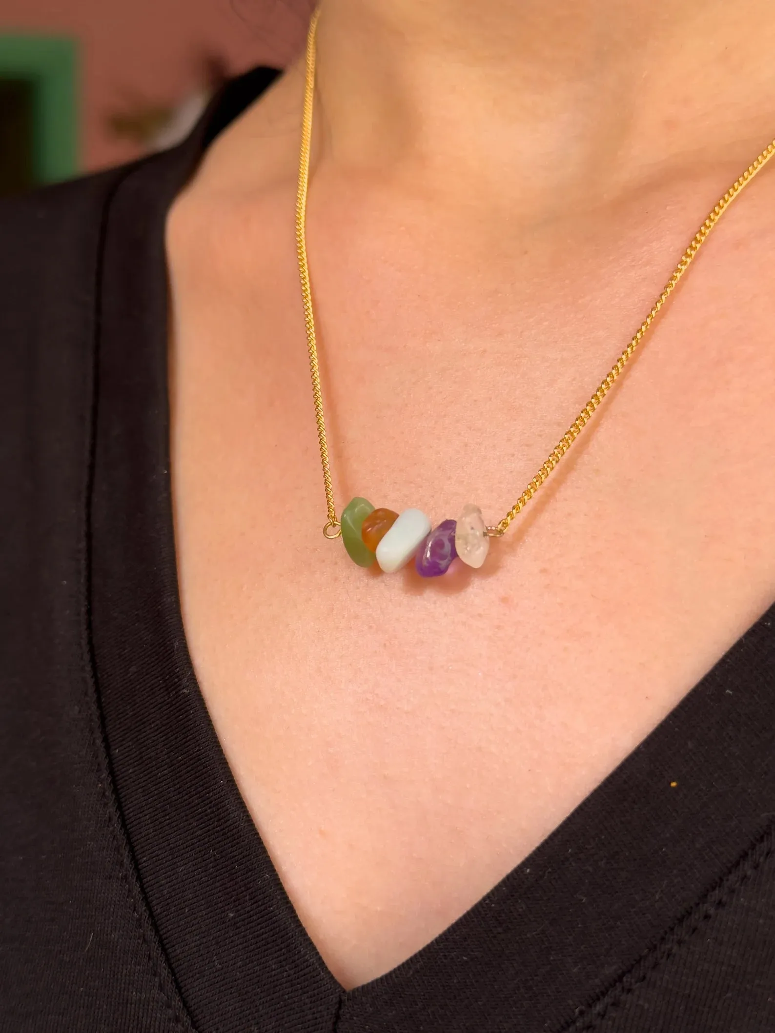 Virgo Zodiac Bar Necklace