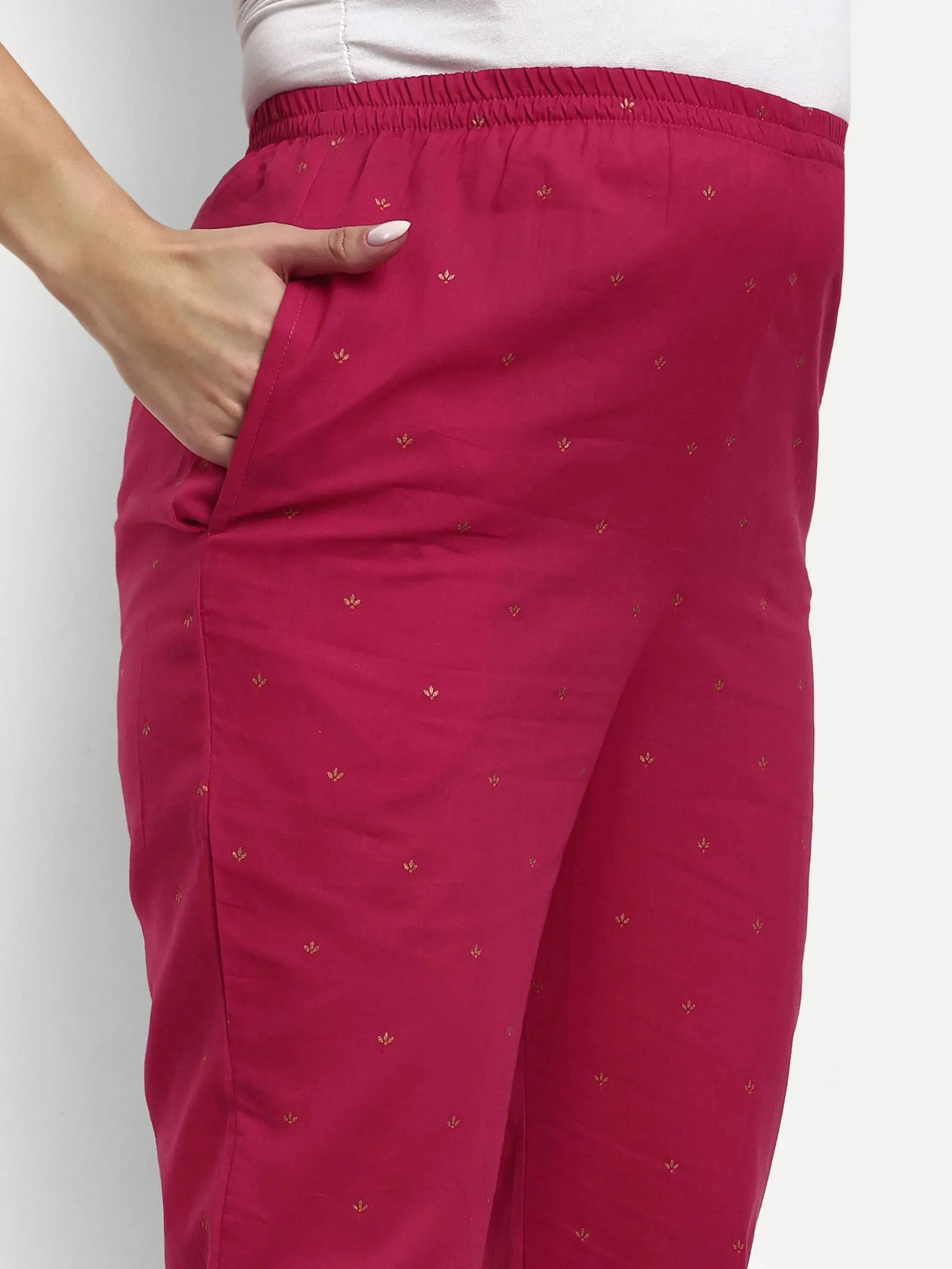 Viscose Rayon Embroided Kurta With Trouser And Dupatta For Feeding And Maternity