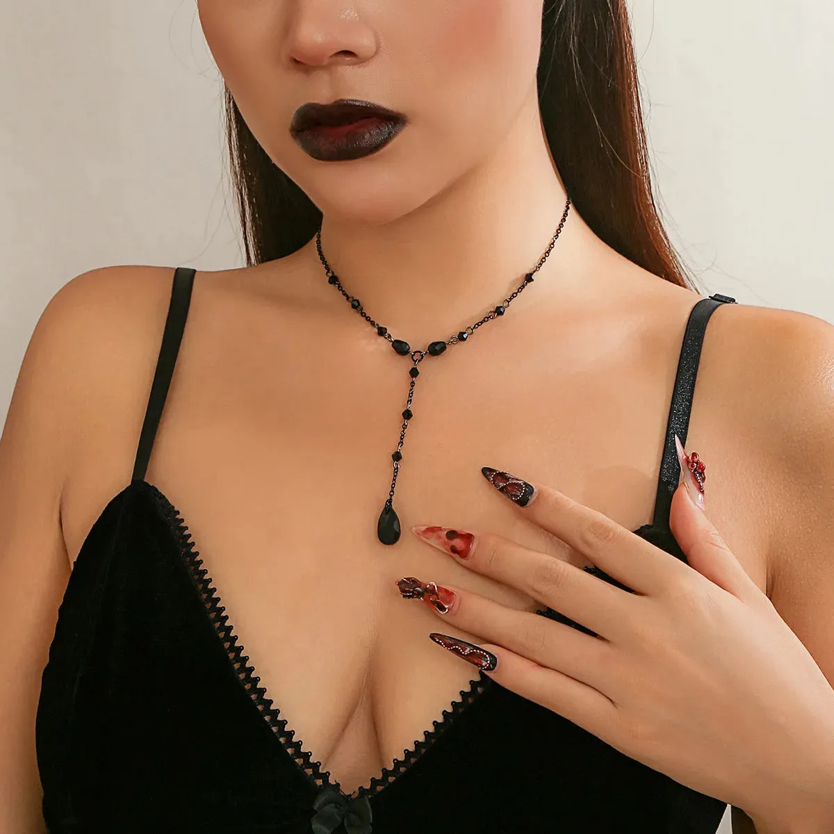 Water Drop Pendant Necklaces
