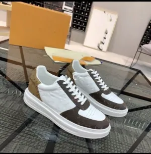 white brown lace up casual shoes flats women 2024