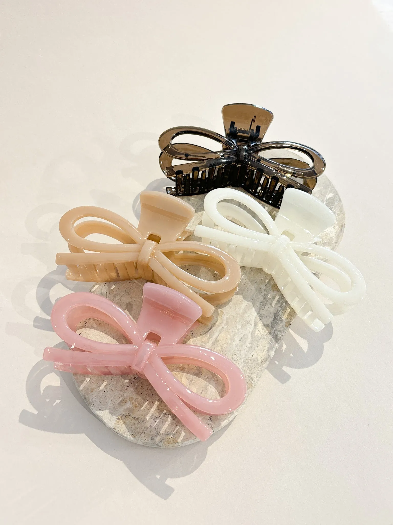 Willow Ribbon Claw Clip (4col)