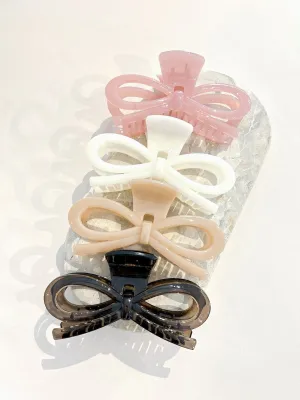 Willow Ribbon Claw Clip (4col)