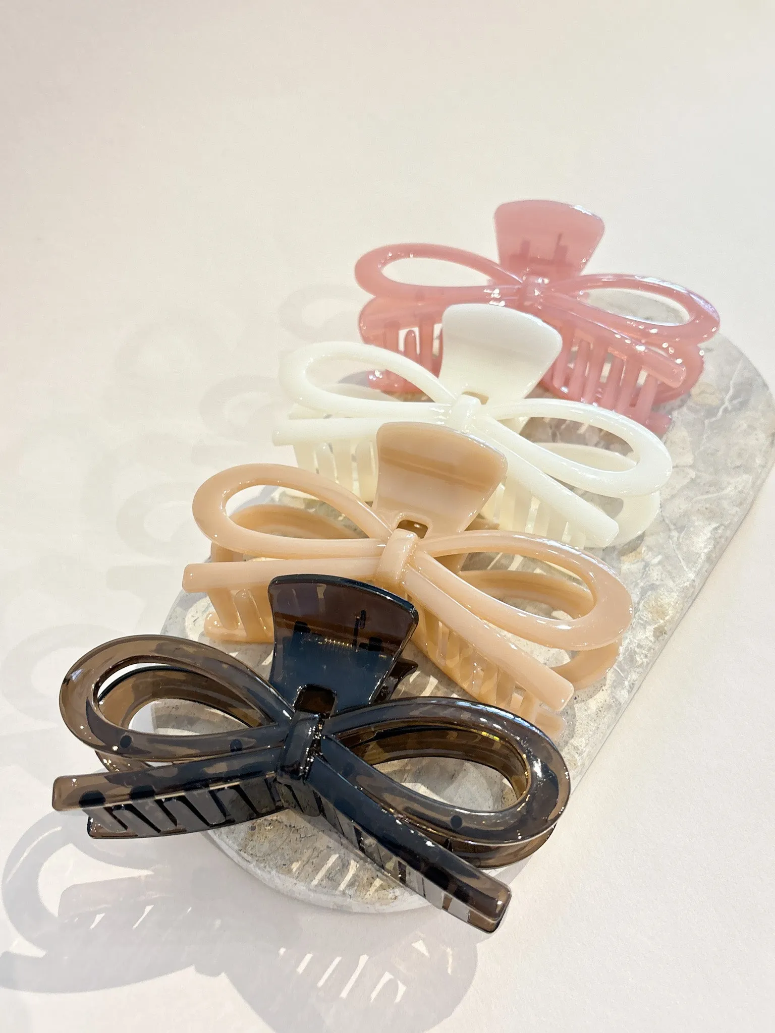 Willow Ribbon Claw Clip (4col)