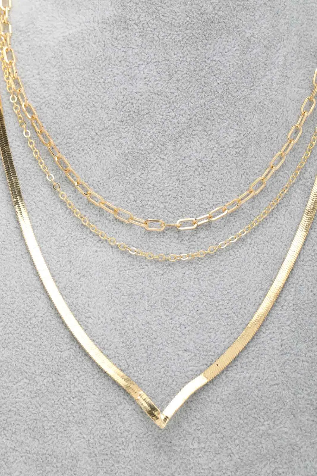 Women Gold Layered Necklaces