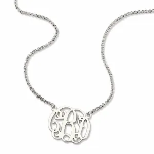 Women’s 925 Sterling Silver Hebrew Nameplate Necklace, Customize Monogram Name Pendant Necklace, Fine Jewelry Gift for Females