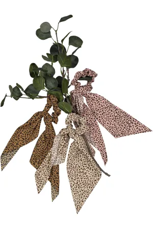 WOMEN'S ASSORTED COLORS ANIMAL PRINT HAIR TIE'S