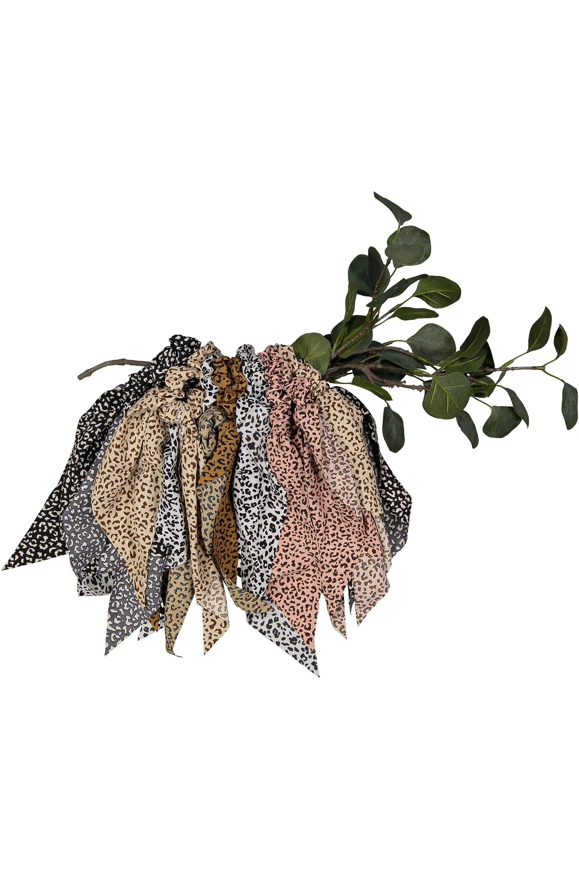 WOMEN'S ASSORTED COLORS ANIMAL PRINT HAIR TIE'S