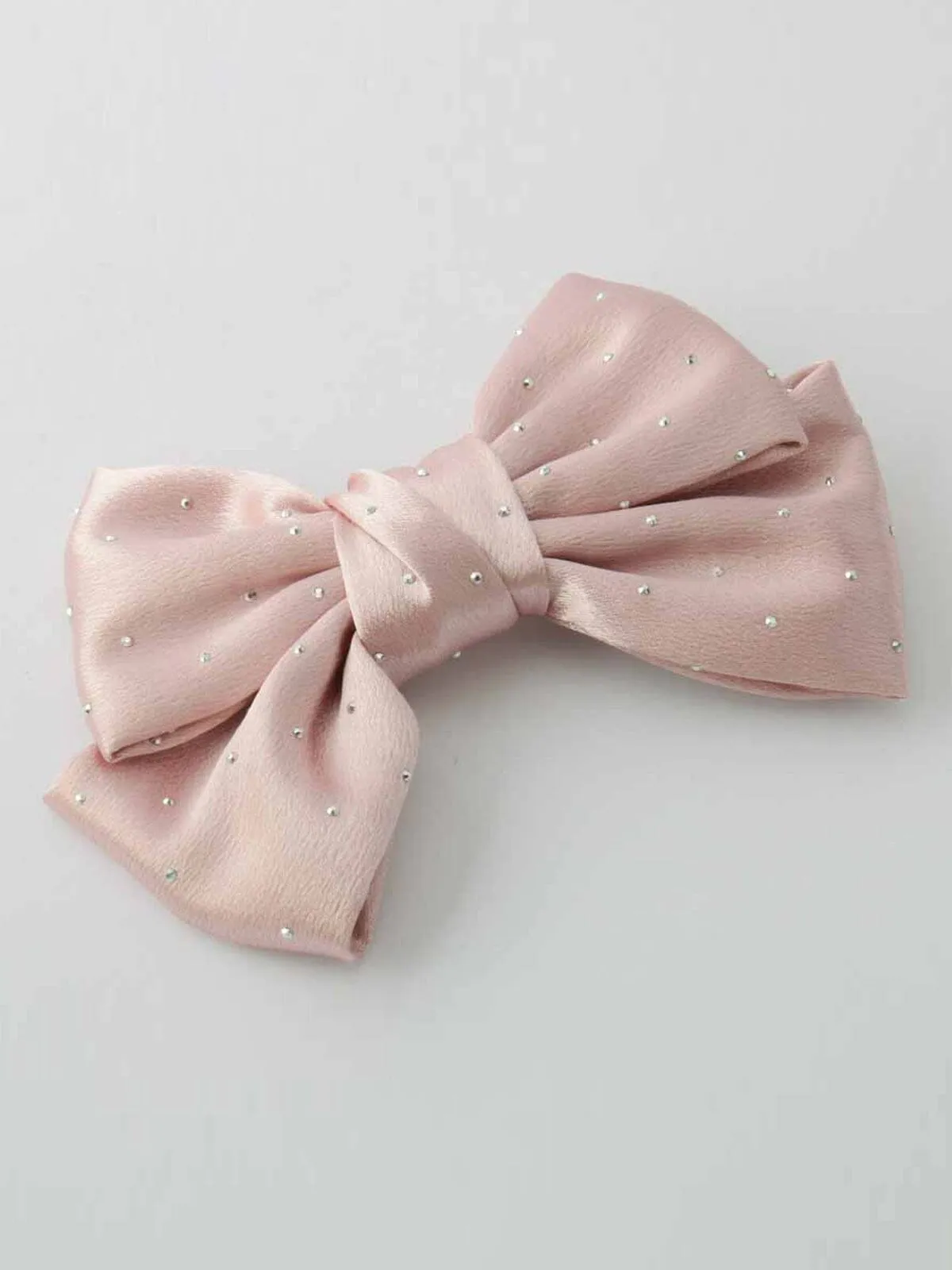 WOMEN'S ASSORTED COLORS BOW W/STUDS HAIR CLIPS