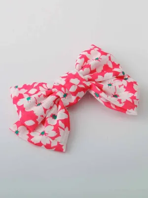 WOMEN'S ASSORTED COLORS FLOWER BOW HAIR CLIPS