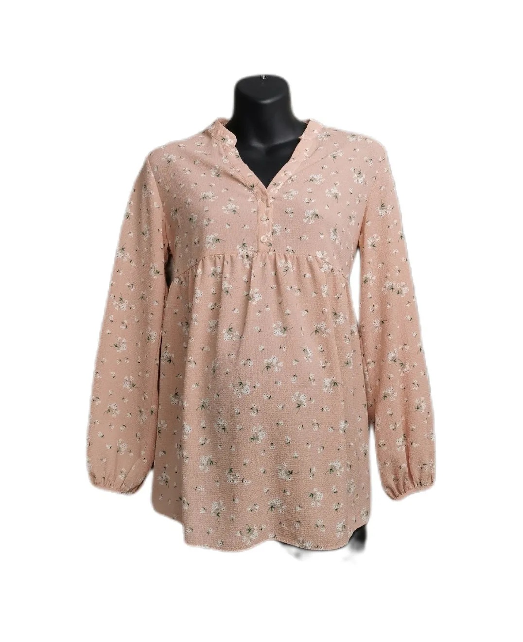 WOMENS SIZE 4 - PRIMARK MATERNITY (UK Brand) Paisley Floral Print, Dress Top EUC B1