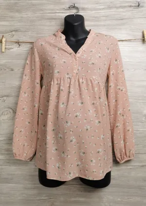 WOMENS SIZE 4 - PRIMARK MATERNITY (UK Brand) Paisley Floral Print, Dress Top EUC B1