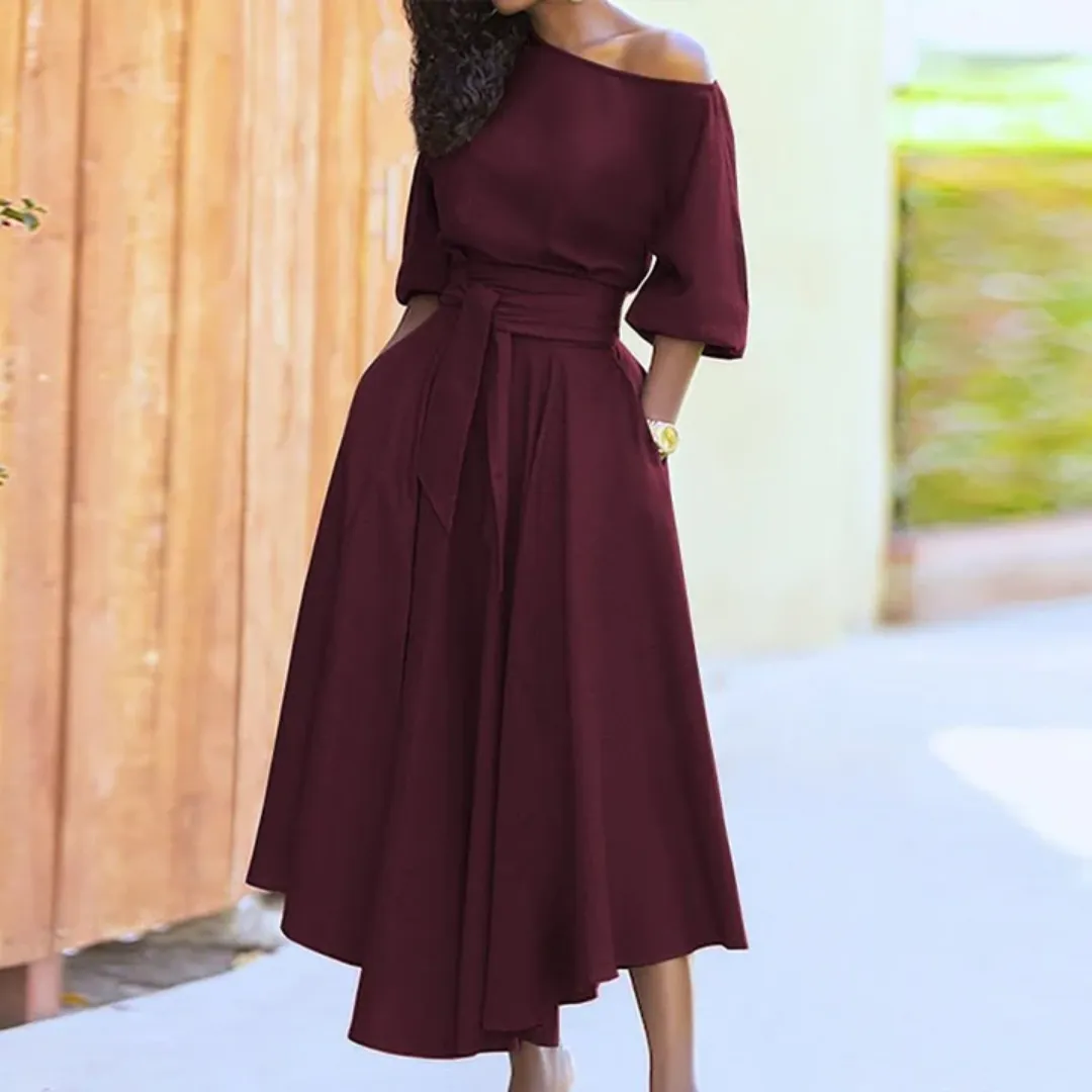 Women's Stunning Semi Formal Flare Dress | Midi