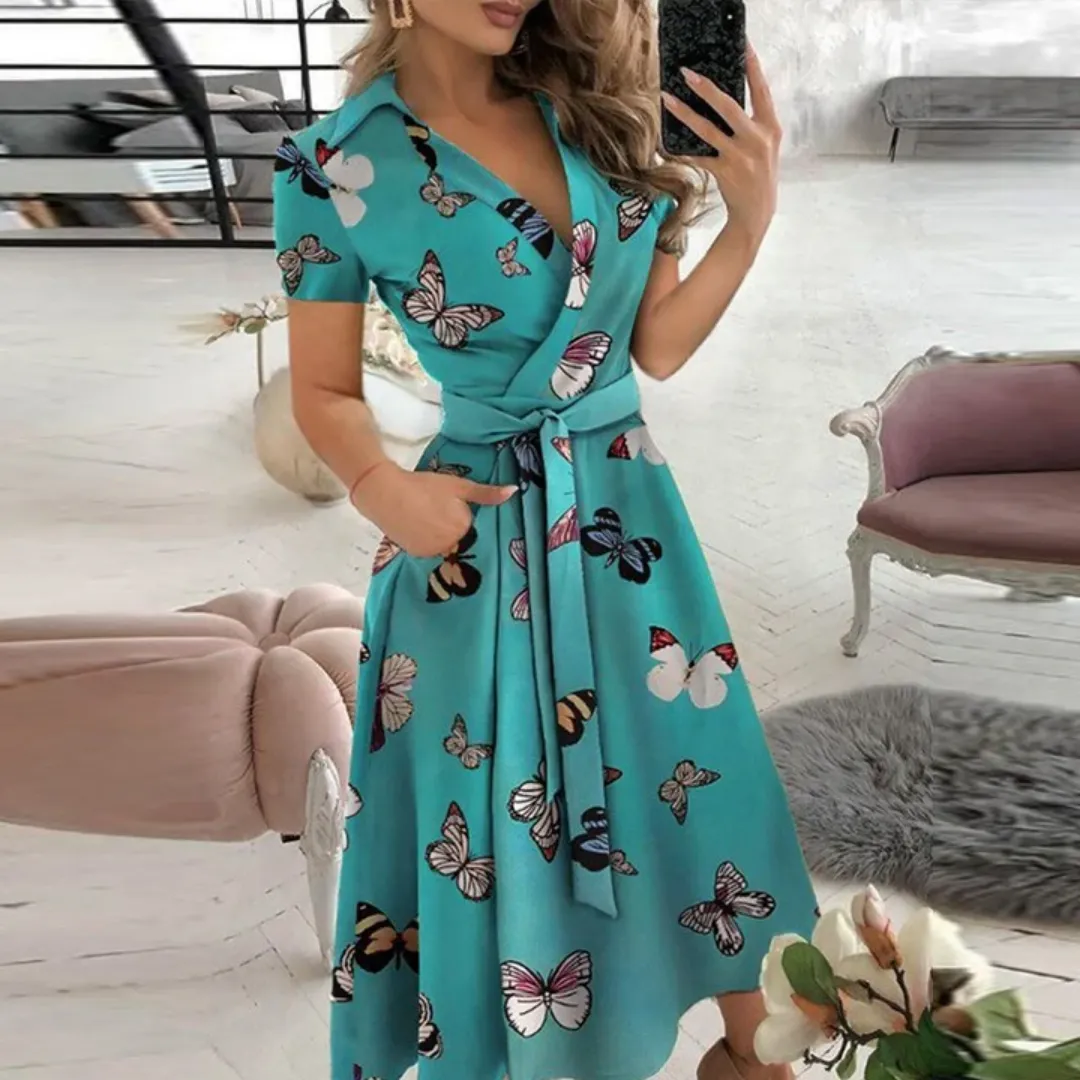 Women's Stunning Semi Formal Flare Dress | Midi