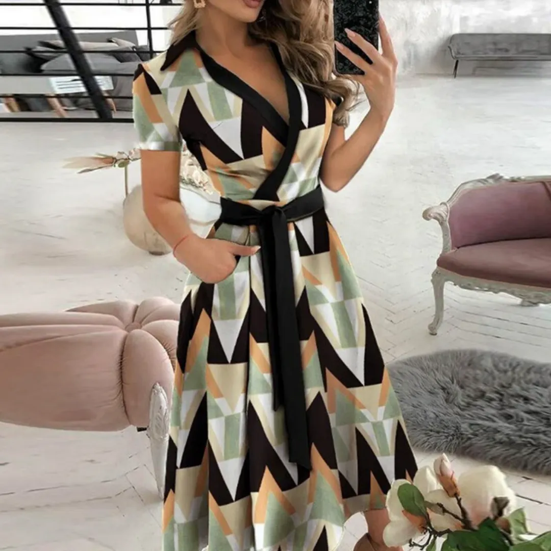 Women's Stunning Semi Formal Flare Dress | Midi
