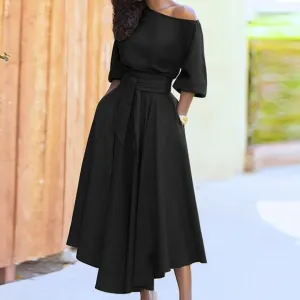 Women's Stunning Semi Formal Flare Dress | Midi