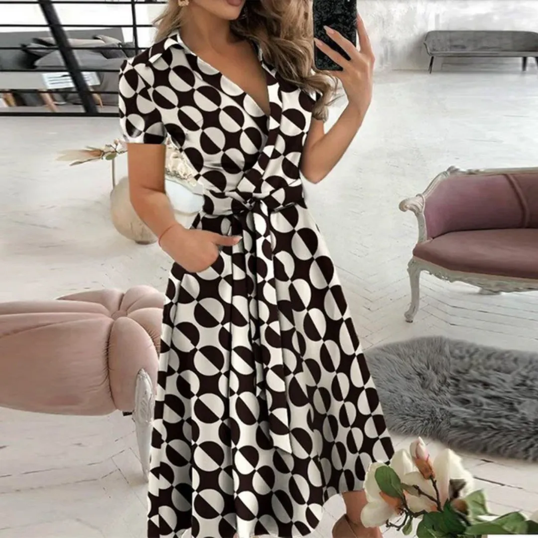 Women's Stunning Semi Formal Flare Dress | Midi
