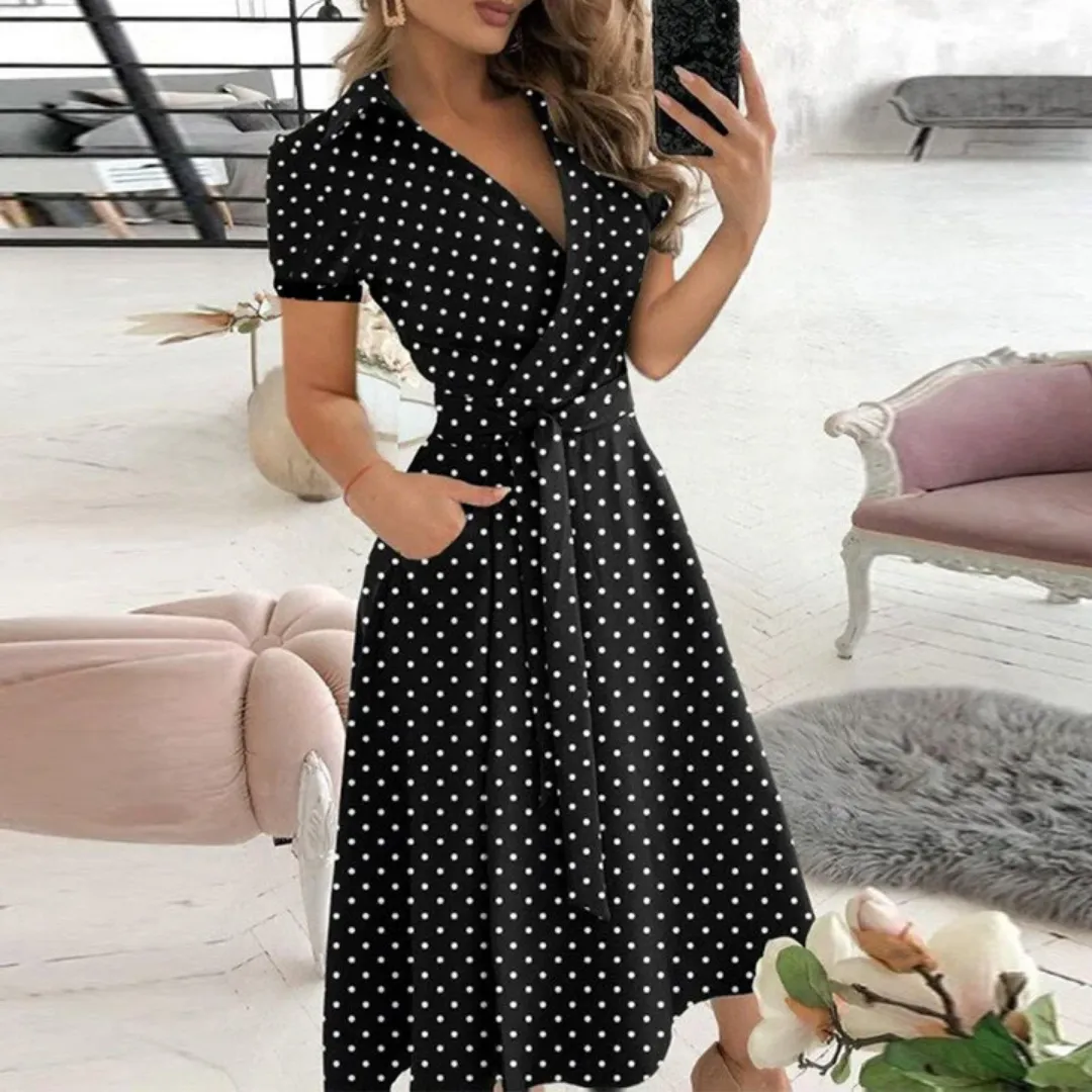 Women's Stunning Semi Formal Flare Dress | Midi