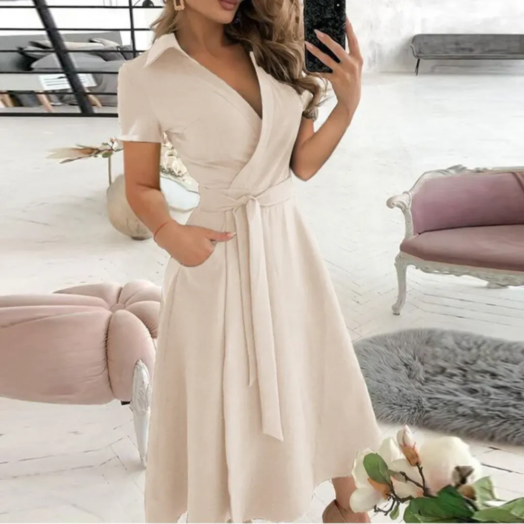 Women's Stunning Semi Formal Flare Dress | Midi
