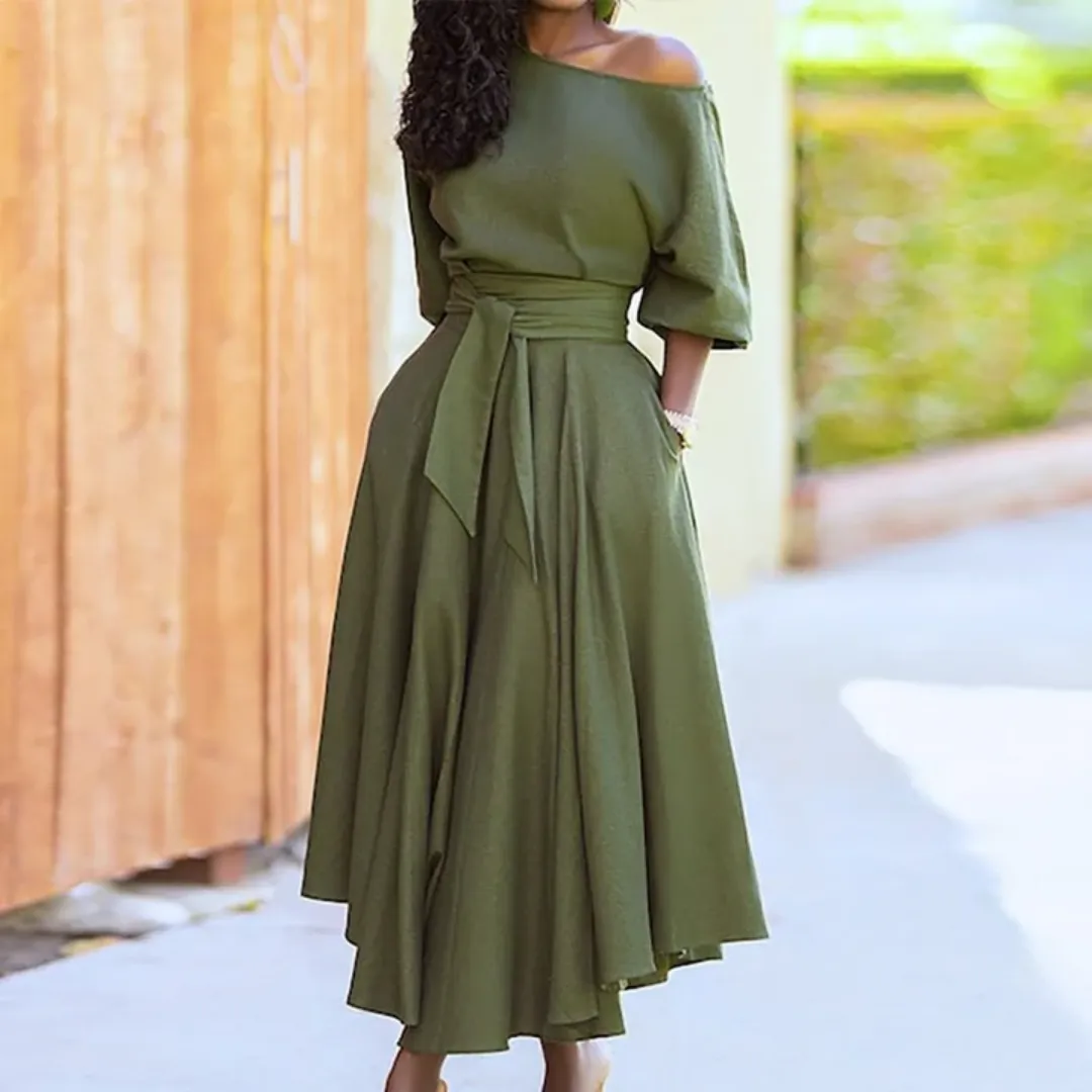 Women's Stunning Semi Formal Flare Dress | Midi