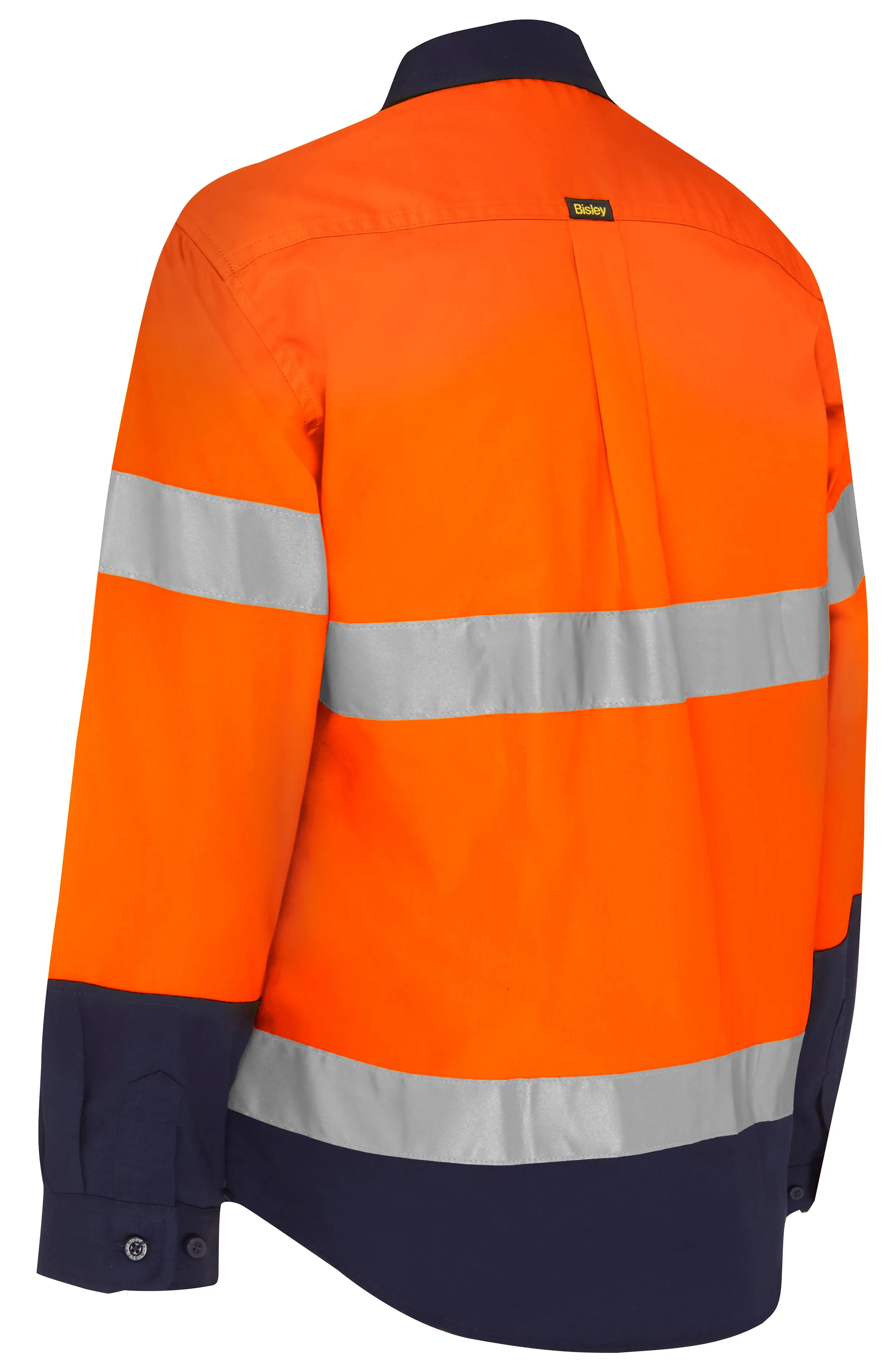 Womens Taped Hi-Vis Maternity Drill Shirt