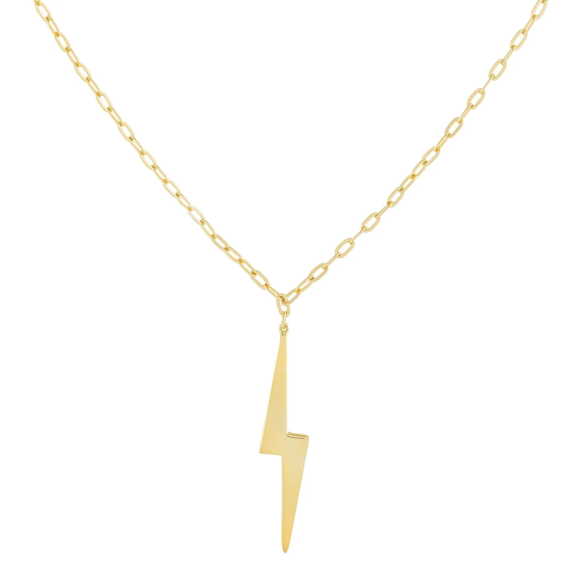 XL Lightning Bolt Chain Necklace