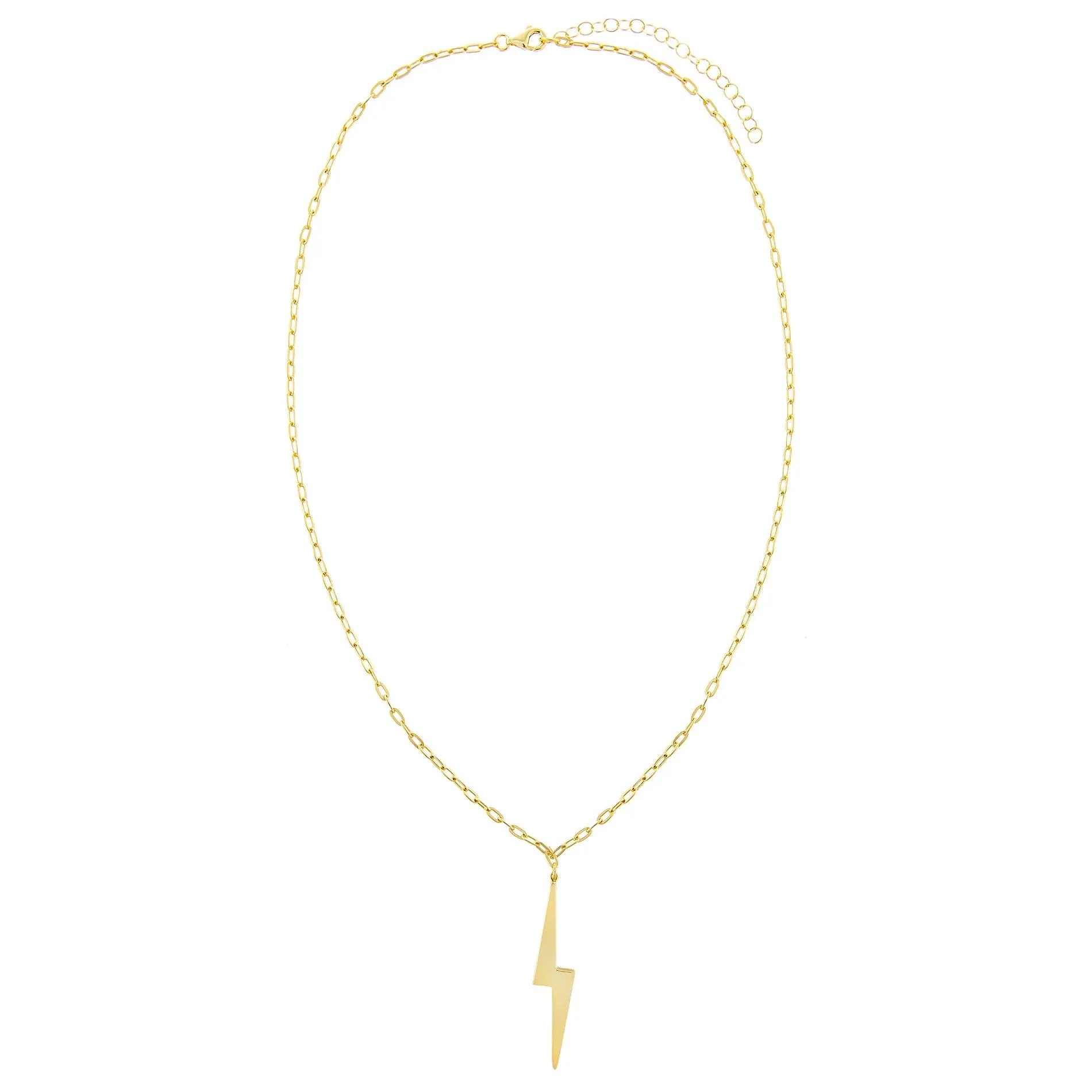 XL Lightning Bolt Chain Necklace