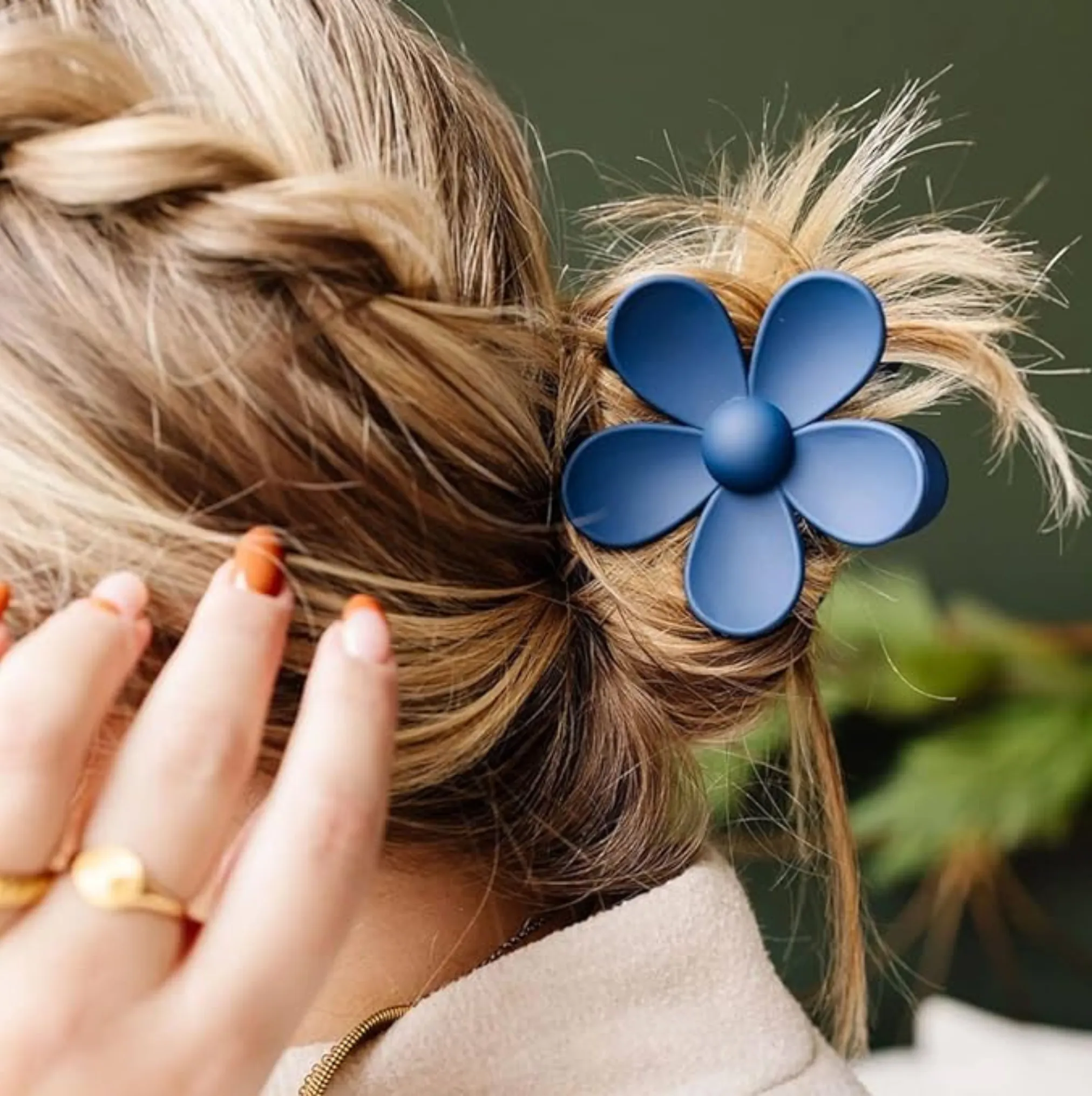 Yellow Flower Hair Claw