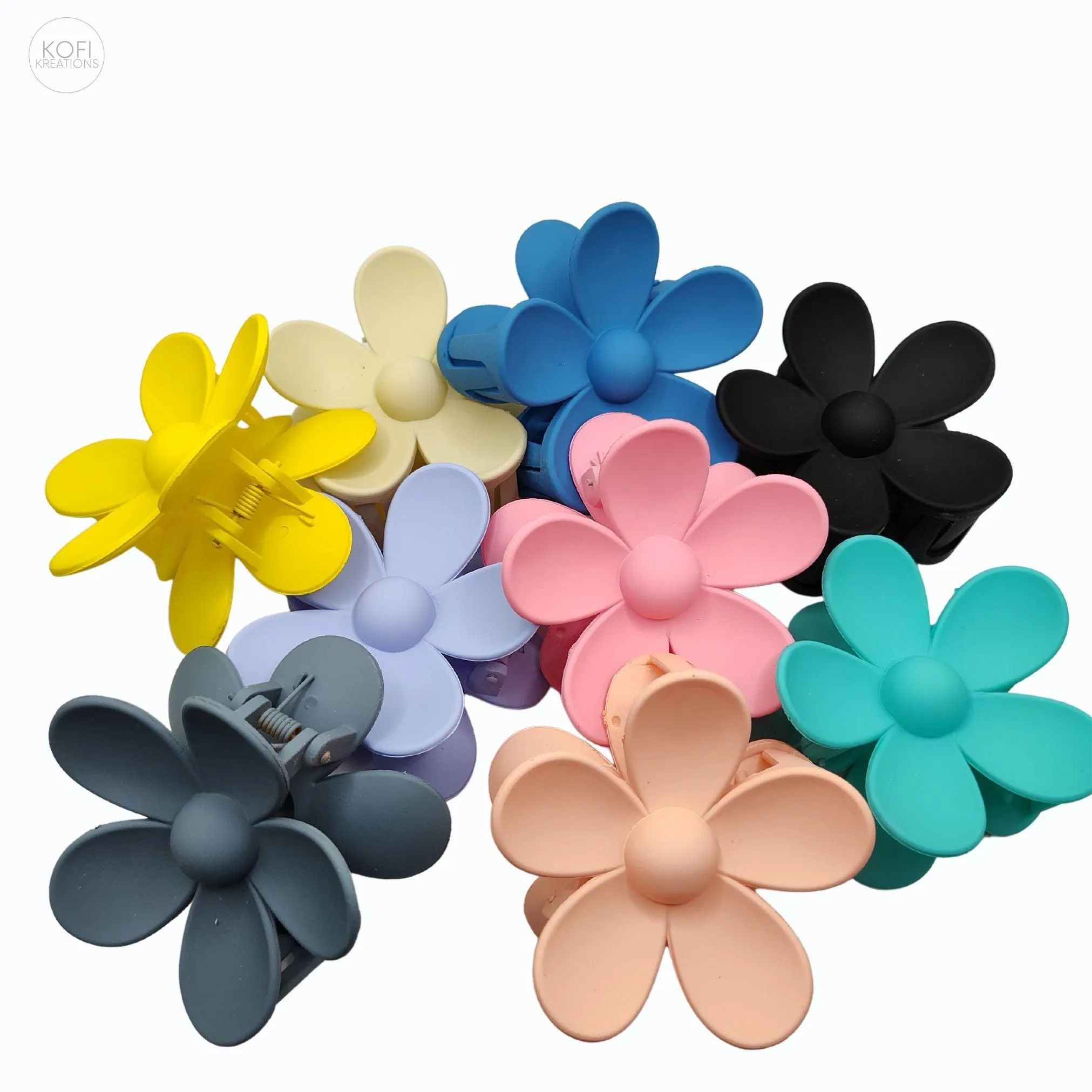 Yellow Flower Hair Claw