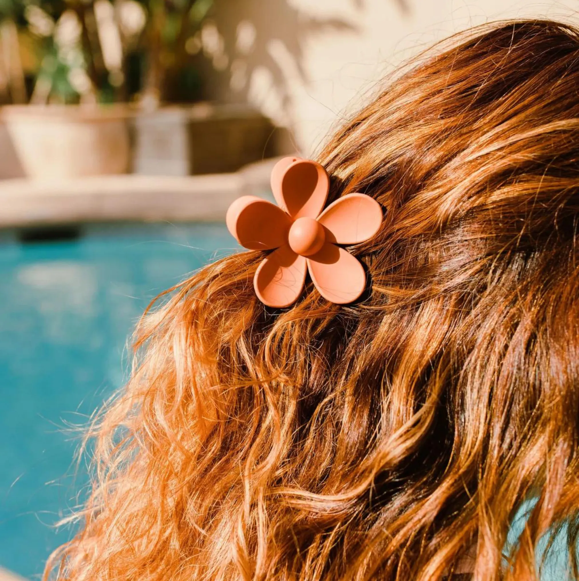 Yellow Flower Hair Claw