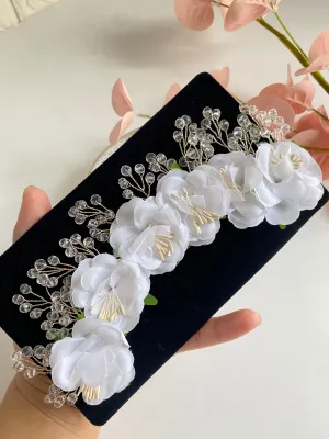 Zinat White Flower Hair Gajra